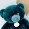 Doudou et Compagnie Ours en peluche bleu paon - Collection - 30 cm
