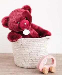 Doudou et Compagnie Ours en peluche bois de rose - Collection - 37 cm