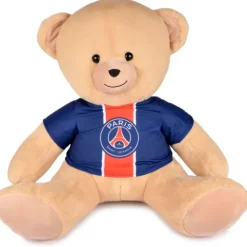Doudou et Compagnie Ours en peluche geant avec maillot PSG - 60 cm