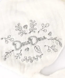 Doudou et Compagnie Ours en peluche Gris attache-sucette - 20 cm - Collection Anniversaire