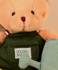 Doudou et Compagnie Ours en peluche Jardinier - 26 cm