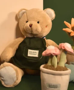 Doudou et Compagnie Ours en peluche Jardinier - 26 cm