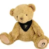 Doudou et Compagnie Ours en peluche marron Paris 2024 - avec bandana - 37 cm