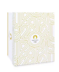 Doudou et Compagnie Ours en peluche marron Paris 2024 - avec bandana - 37 cm