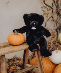 Doudou et Compagnie Ours en peluche noir smocky - Collection - 37 cm
