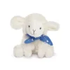 Doudou et Compagnie Peluche agneau blanc avec chouchou - 12 cm - Modèle aléatoire