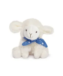 Doudou et Compagnie Peluche agneau blanc avec chouchou - 12 cm - Modèle aléatoire