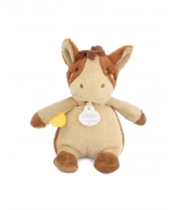 Doudou et Compagnie Peluche cheval - 17 cm - DOUDOU de la ferme avec boite sonore