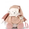 Doudou et Compagnie Peluche eveil Bébé Ours Rose - 30 cm - Collection Anniversaire