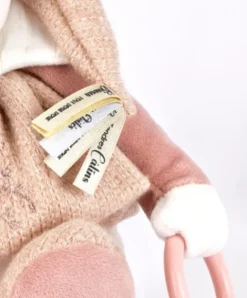 Doudou et Compagnie Peluche eveil Bébé Ours Rose - 30 cm - Collection Anniversaire