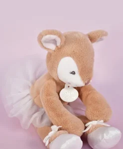 Doudou et Compagnie Peluche faon Ballerine beige - 30 cm