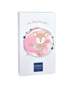 Doudou et Compagnie Peluche faon Ballerine beige - 30 cm