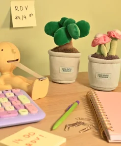 Doudou et Compagnie Peluche fleur - 9 cm - Botanique - Rose