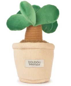 Doudou et Compagnie Peluche fleur - 9 cm - Botanique - Vert fonçé