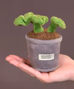 Doudou et Compagnie Peluche fleur - 9 cm - Botanique - Pot Violet