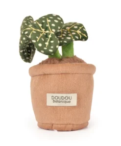 Doudou et Compagnie Peluche fleur - 9 cm - Botanique - Pois Jaune