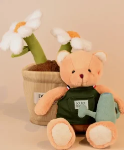 Doudou et Compagnie Peluche fleur - Marguerite - 25 cm