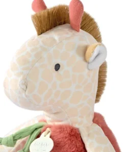Doudou et Compagnie Peluche girafe beige et orange - 30 cm