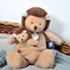 Doudou et Compagnie Peluche Hérisson avec bébé - 25 cm - Unicef