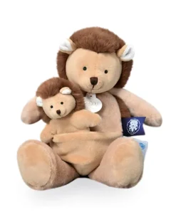 Doudou et Compagnie Peluche Hérisson avec bébé - 25 cm - Unicef