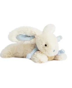 Doudou et Compagnie Peluche Lapin Bonbon Bleu - 20 cm