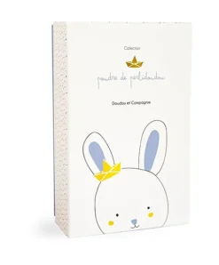 Doudou et Compagnie Peluche lapin matelot bleu - 25 cm