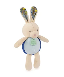 Doudou et Compagnie Peluche lapin Pâques pop-up - Bleu