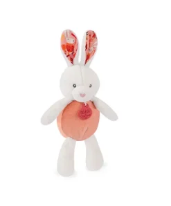 Doudou et Compagnie Peluche lapin Pâques pop-up - Rose pale