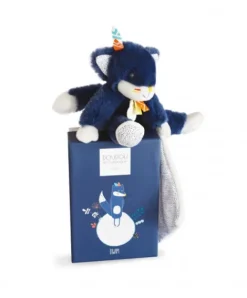 Doudou et Compagnie Peluche Loup avec Doudou Tiwipi - 21 cm