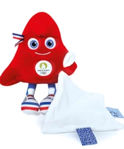 Doudou et Compagnie Peluche mascotte JO 2024 avec Doudou - 22 cm