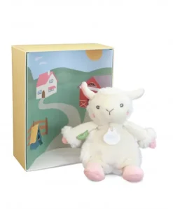 Doudou et Compagnie Peluche mouton - 17 cm - DOUDOU de la ferme avec boite sonore