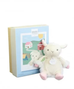 Doudou et Compagnie Peluche mouton - 17 cm - DOUDOU de la ferme avec boite sonore