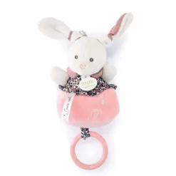 Doudou et Compagnie Peluche musicale LAPIN ROSE - BOH'AIME -