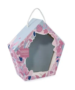 Doudou et Compagnie peluche musicale oiseau Cui-cui - Rose