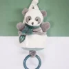 Doudou et Compagnie Peluche musicale Panda gris - 20 cm