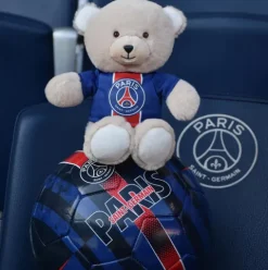 Doudou et Compagnie Peluche officielle Ours PSG - Bandes Hechter - 23 cm