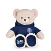 Doudou et Compagnie Peluche officielle OURS PSG capuche - 35 cm