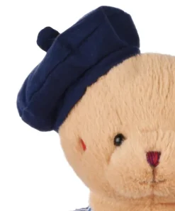 Doudou et Compagnie Peluche Ours avec rose - Le Romantique - 25 cm