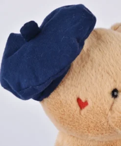 Doudou et Compagnie Peluche Ours avec rose - Le Romantique - 25 cm