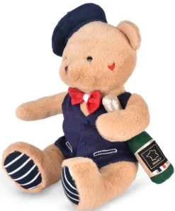 Doudou et Compagnie Peluche Ours beige- Célébration - 25 cm