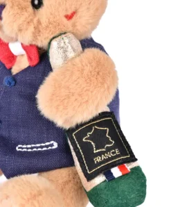 Doudou et Compagnie Peluche Ours beige- porte-clé - Célébration - 15 cm