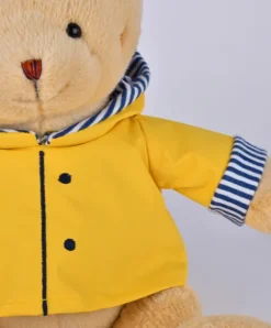 Doudou et Compagnie Peluche Ours Marin avec ciret jaune - 28 cm