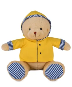 Doudou et Compagnie Peluche Ours Marin avec ciret jaune - 28 cm