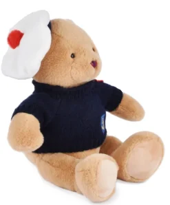 Doudou et Compagnie Peluche Ours Marin avec pull over - 28 cm