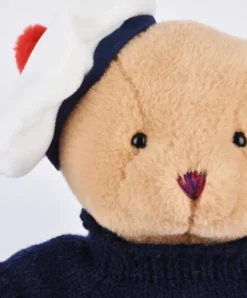 Doudou et Compagnie Peluche Ours Marin avec pull over - 28 cm