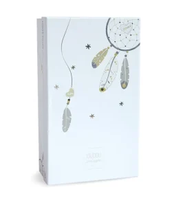 Doudou et Compagnie Peluche Panda gris Attrape-rêves - 20 cm