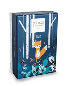Doudou et Compagnie Peluche Renard avec Doudou Tiwipi - 21 cm