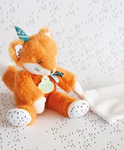 Doudou et Compagnie Peluche Renard avec Doudou Tiwipi - 21 cm