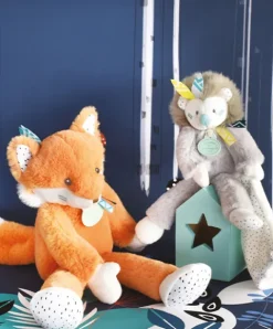Doudou et Compagnie Peluche Renard roux Tiwipi - 30 cm