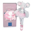 Doudou et Compagnie Peluche Souris Ballerine grise - 30 cm